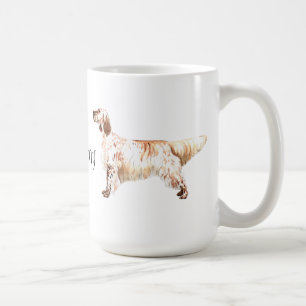 Caneca De Café Eu amo meu setter inglês