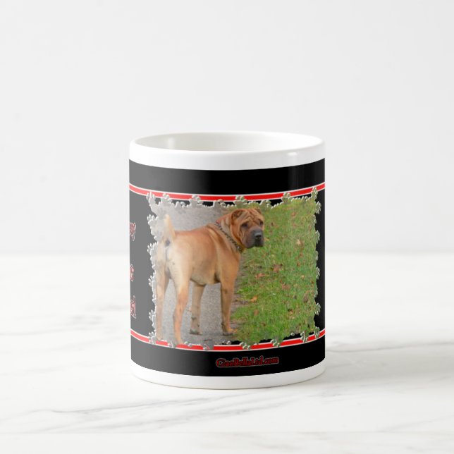 Caneca De Café Eu amo meu Shar chinês Pei (Centro)