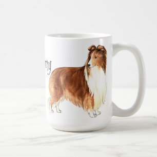 Caneca De Café Eu amo meu Sheltie