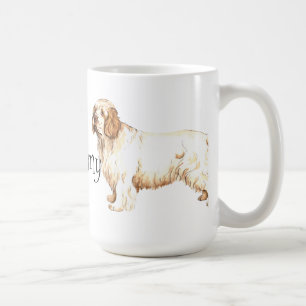 Caneca De Café Eu amo meu Spaniel de Clumber