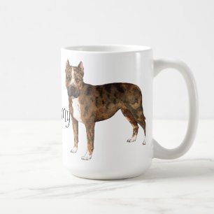 Caneca De Café Eu amo meu Staffordshire Terrier americano