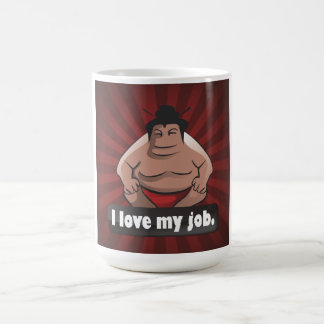 Caneca De Café Eu amo meu sumo do trabalho