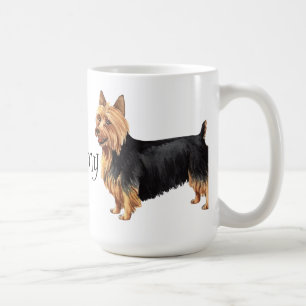 Caneca De Café Eu amo meu Terrier australiano