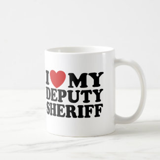 Caneca De Café Eu Amo Meu Vice-Xerife