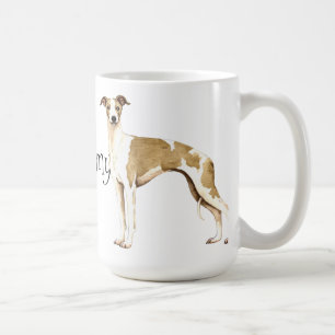Caneca De Café Eu amo meu Whippet