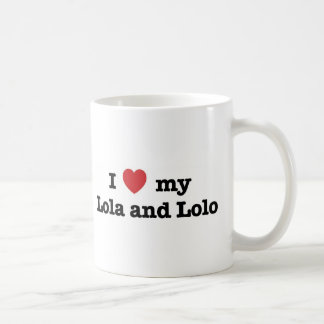 Caneca De Café Eu amo meus Lola e Lolo