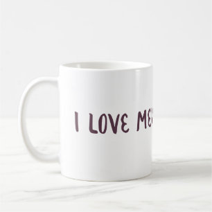 Caneca De Café Eu amo Mew!
