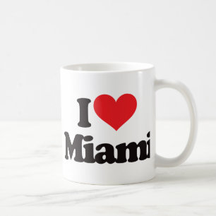 Caneca De Café Eu amo Miami