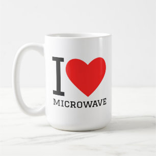 Caneca De Café Eu amo micro-ondas 