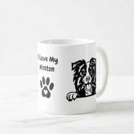 Caneca De Café Eu amo minha colônia de fronteira | Impressão de N