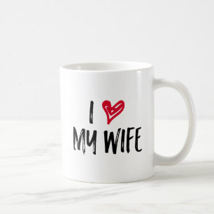 Caneca De Café Eu amo minha esposa