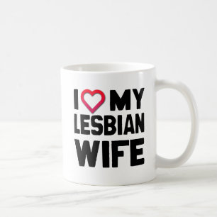 CANECA DE CAFÉ EU AMO MINHA ESPOSA LÉSBICA - .PNG