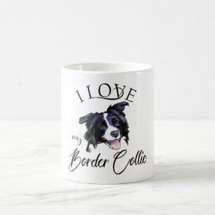 Caneca De Café Eu Amo Minha Fronteira Collie