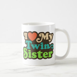 Caneca De Café Eu Amo Minha Irmã Gêmea