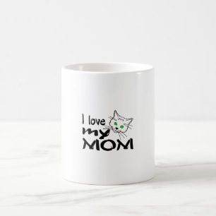 Caneca De Café Eu Amo Minha Mãe