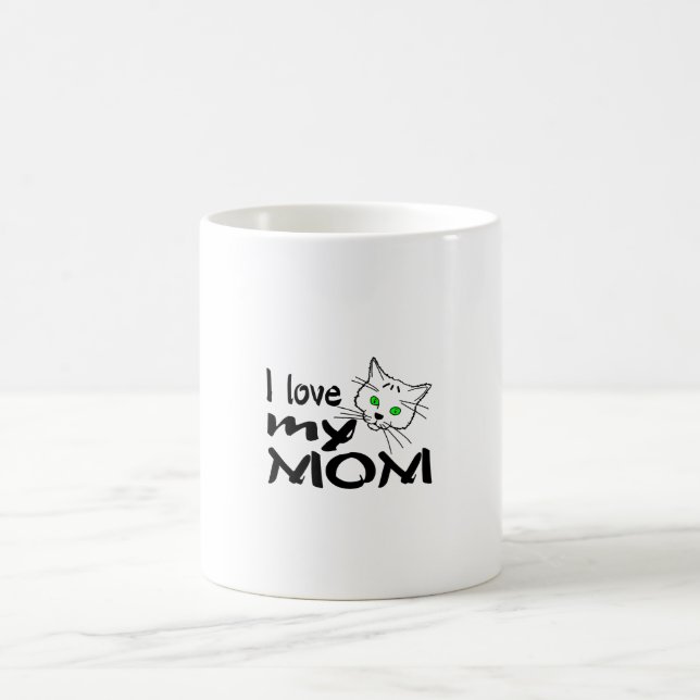 Caneca De Café Eu Amo Minha Mãe (Centro)