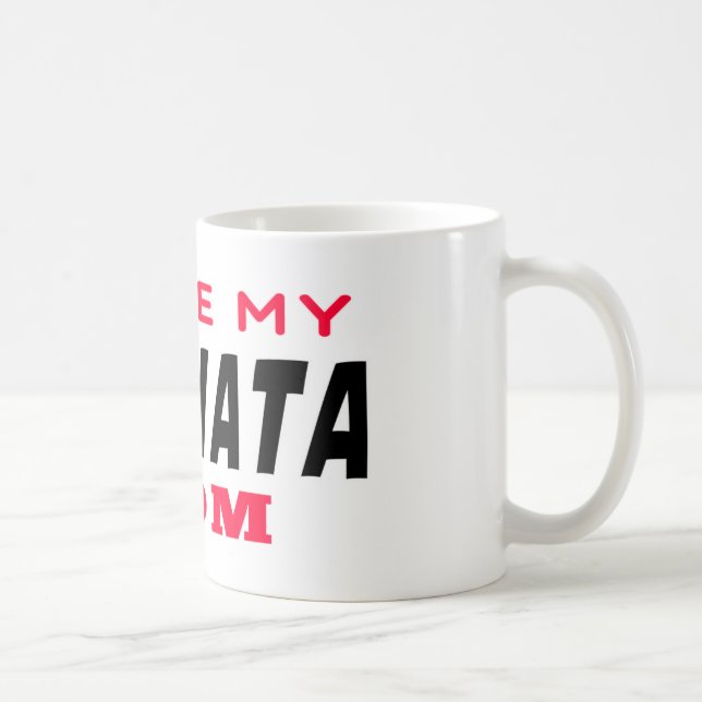 Caneca De Café Eu amo minha mamã da dança de Bachata (Direita)