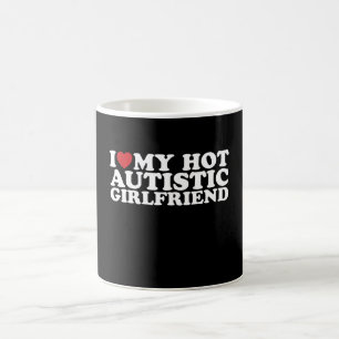 Caneca De Café Eu Amo Minha Namorada Autista Sensual Namorada Aut