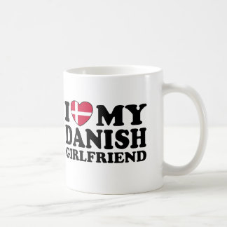 Caneca De Café Eu Amo Minha Namorada Dinamarquesa
