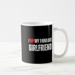 Caneca De Café Eu Amo Minha Namorada Fabulosa Estilo Retro Valent