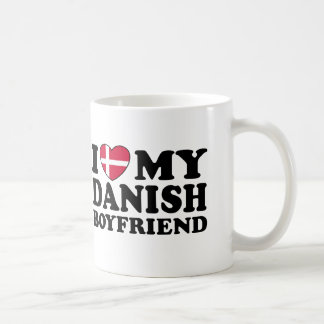 Caneca De Café Eu Amo Minha Namorado Dinamarquesa