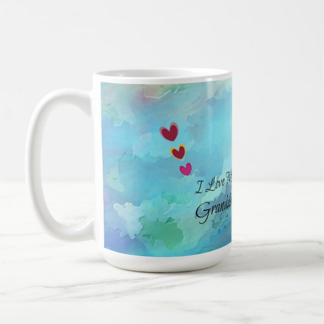 Caneca De Café "Eu Amo Minha Neta Doce" (Esquerda)