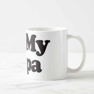 Caneca De Café Eu amo minha papá