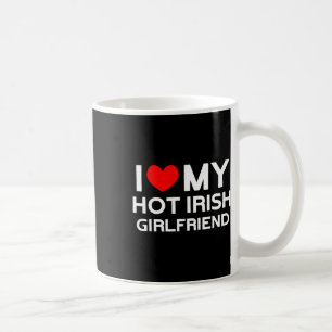 Caneca De Café Eu Amo Minha Quente Namorada Irlandesa Garota Irla