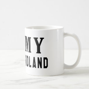 Caneca De Café Eu amo minha Terra Nova