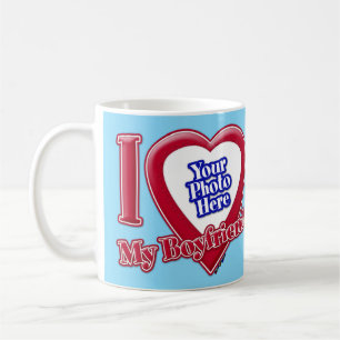 Caneca De Café Eu Amo Minha Turquesa Namorado
