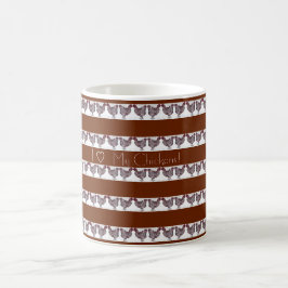 Caneca De Café Eu amo minhas galinhas