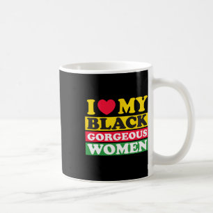 Caneca De Café Eu Amo Minhas Mulheres Negras Lindas Mês da Histór