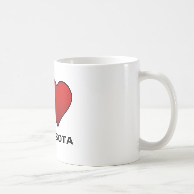 CANECA DE CAFÉ EU AMO MINNESOTA (Direita)