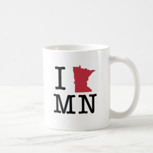 Caneca De Café Eu amo Minnesota