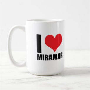 Caneca De Café Eu amo Miramar