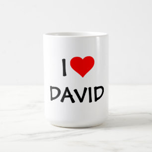 CANECA DE CAFÉ "EU AMO _____" MODELO--ADICIONE SEU PRÓPRIO NOME