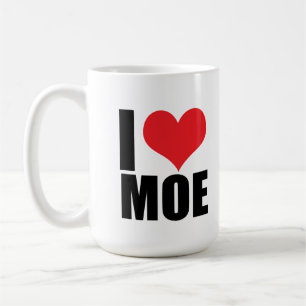 Caneca De Café Eu amo Moe