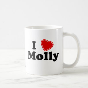 Caneca De Café Eu amo Molly