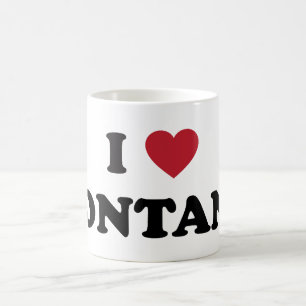 Caneca De Café Eu amo Montana