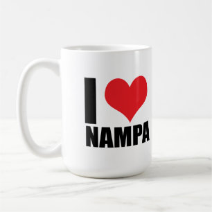 Caneca De Café Eu amo Nampa