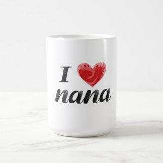 Caneca De Café Eu Amo Nana