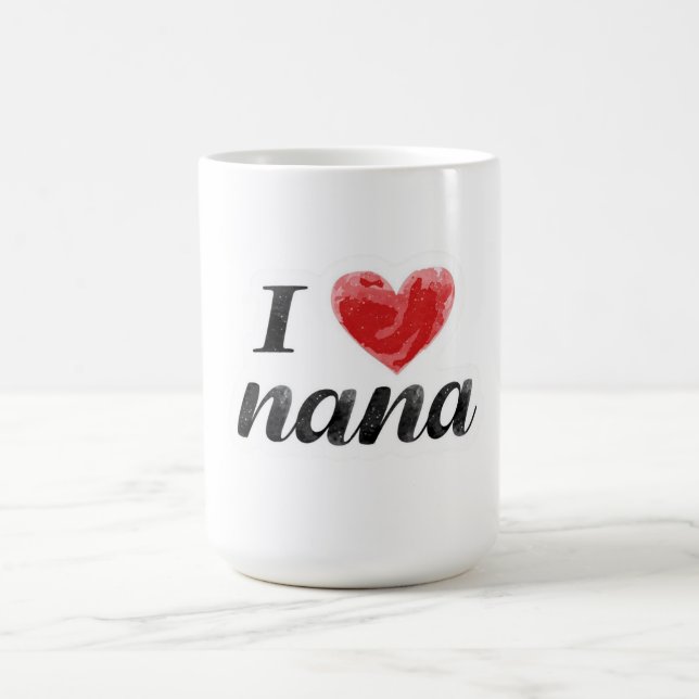 Caneca De Café Eu Amo Nana (Centro)
