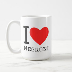 Caneca De Café Eu amo Negroni