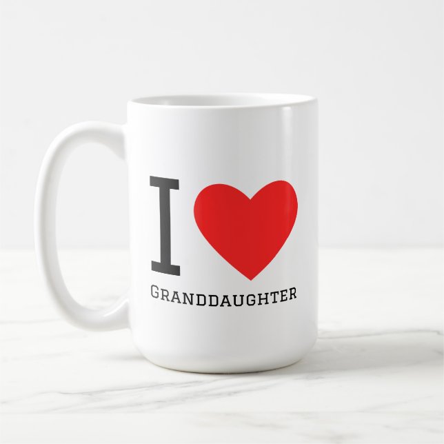 Caneca De Café Eu amo neta (Esquerda)