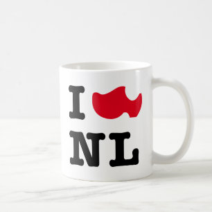 Caneca De Café Eu amo NL