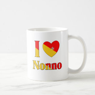 Caneca De Café Eu amo Nonno