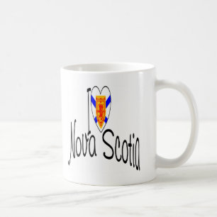 Caneca De Café Eu amo Nova Escócia