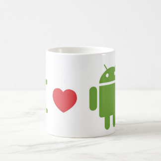 Caneca De Café eu amo o android