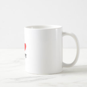Caneca De Café eu amo o ashley