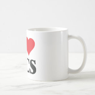 Caneca De Café Eu amo o balanço da costa oeste